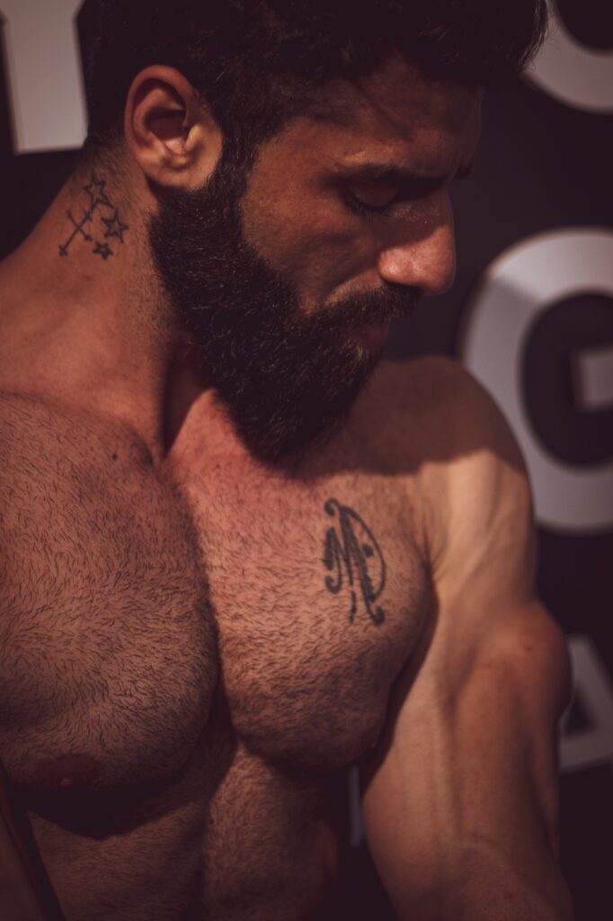 Nahaufnahme Fitnessmodel